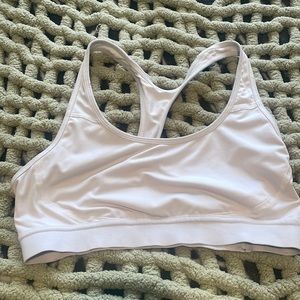 large plain white champion sports bra